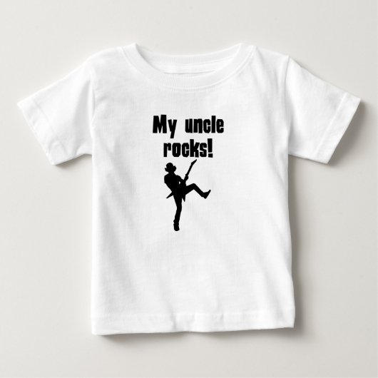 Rocks私の叔父さん ベビーTシャツ (正面)