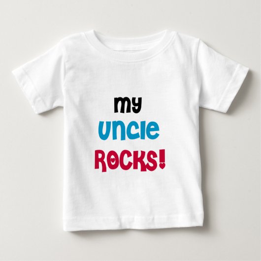 Rocks私の叔父さん ベビーTシャツ (正面)