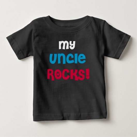 Rocks私の叔父さん ベビーTシャツ (正面)