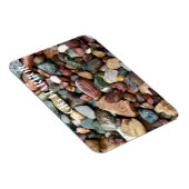 Rocks、カラフルGig Harbor、Puget Sound Washington マグネット (右側)