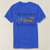 Rocks and Minerals Nature Earth Science Rockhounde Tシャツ (デザイン正面)