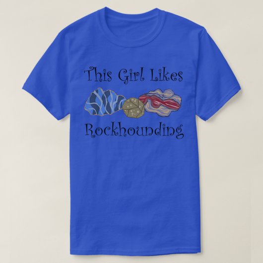 Rocks and Minerals Nature Earth Science Rockhounde Tシャツ (デザイン正面)