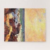 Rocks and Sea by Paul Gauguin, ジグソーパズル (横)