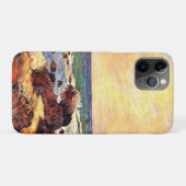 Rocks and Sea by Paul  Gauguin, Case-Mate iPhoneケース (裏面(横))