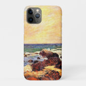 Rocks and Sea by Paul  Gauguin, Case-Mate iPhoneケース (裏)