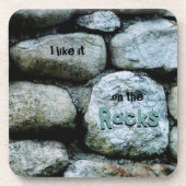 Rocks Cork Coasterの上で コースター (正面)