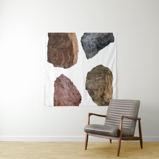 Rocks granite limestone stones タペストリー (インサイチュ(横))