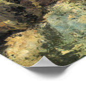 Rocks in Fountanbleu Forest by Paulセザンヌ ポスター (角)