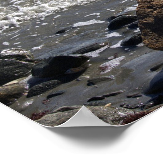 Rocks in the Ocean Poster ポスター (角)