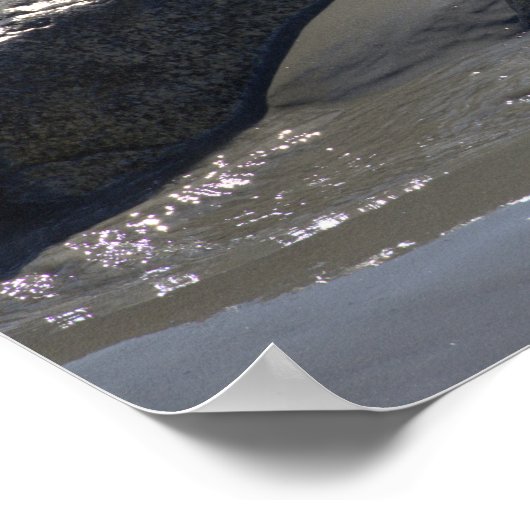 Rocks in the Ocean Poster ポスター (角)