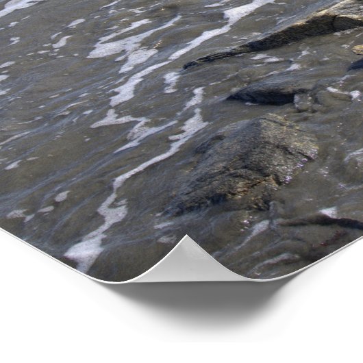 Rocks in the Ocean Poster ポスター (角)