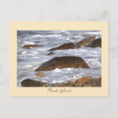 Rocks Waves Rhode Island Postcard ポストカード (正面)