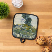 Rocks with Oak Tree, Van Gogh Oil Painting 鍋敷き (トップダウン)