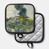 Rocks with Oak Tree, Van Gogh Oil Painting 鍋敷き (正面/裏面)