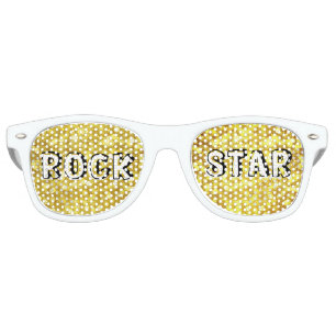 ROCKSTARレトロシェーディング/おもしろいパーティーサングラス レトロサングラス