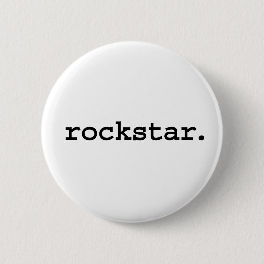 rockstar. 缶バッジ (正面)