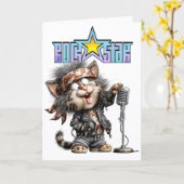 ROCKSTAR Card カード (黄色い花)