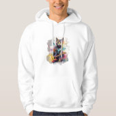 rockstar cat cat lover design パーカ (正面)