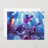 Rockstar Dinosaur on Stage シーズンポストカード (正面/裏面)