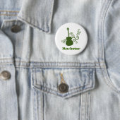Rockstar Guitar Button, Green 缶バッジ (インサイチュ)