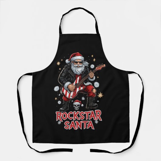 Rockstar Santa Apron エプロン (正面)