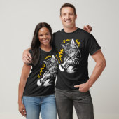 Rockstar Trumpeter Cat On Cat Tシャツ (ユニセックス)