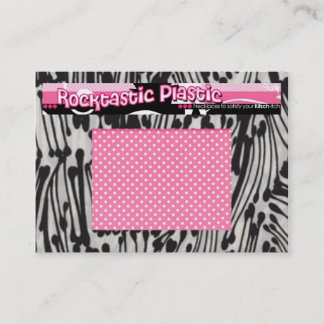 Rocktasticのプラスチック 名刺