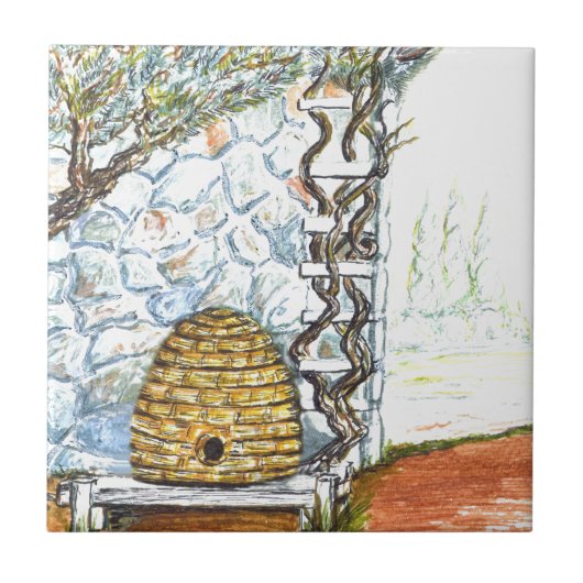 rockwallの穀物 タイル (正面)