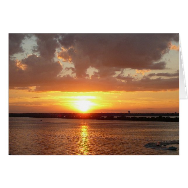 Rockwallテキサス州の日没 (正面横)