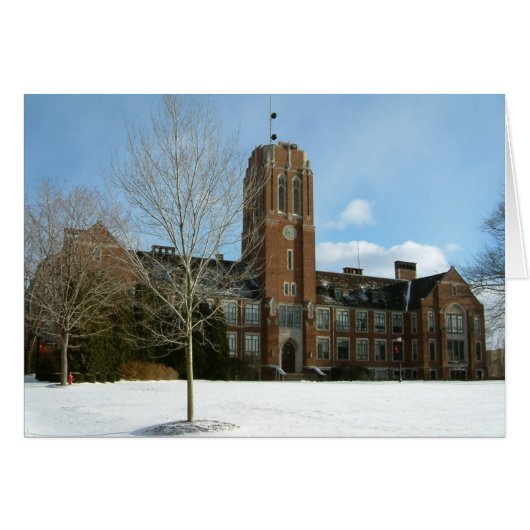 Rockwell in Winter at Grove City College (正面横)