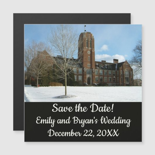 Rockwell in Winter at Grove City College (正面/裏面)