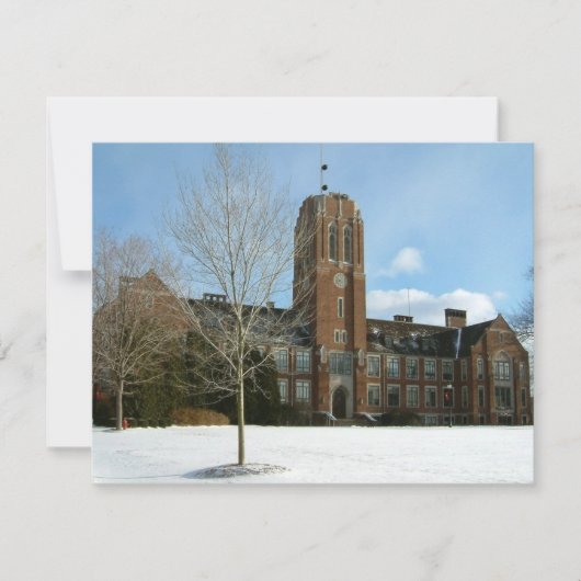 Rockwell in Winter at Grove City College シーズンカード (正面)