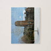 Rockwell in Winter at Grove City College ジグソーパズル (縦)