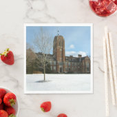 Rockwell in Winter at Grove City College スタンダードランチョンナプキン (インサイチュ)