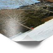 Rockwell in Winter at Grove City College フォトプリント (角)