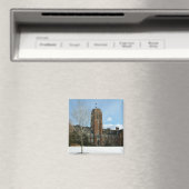 Rockwell in Winter at Grove City College マグネット (インサイチュ (食洗機))