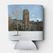 Rockwell in Winter at Grove City College 缶クーラー (裏面)