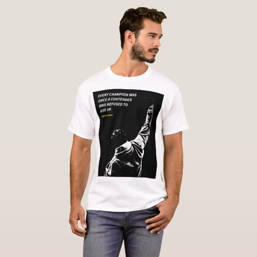 Rocky Balboa quotes T-Shirt Tシャツ (正面フル)