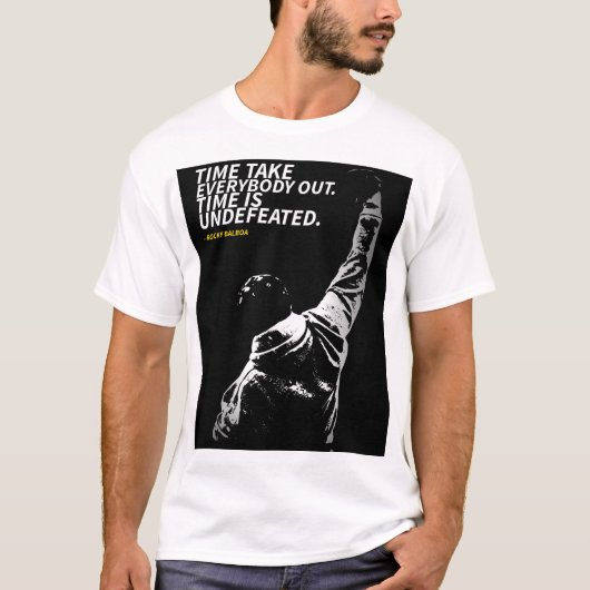 Rocky Balboa quotes T-Shirt Tシャツ (正面)