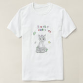 Rocky Cats Tシャツ (デザイン正面)