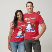 Rocky Christmas Santa Claus Concert In Punk Rock g Tシャツ (ユニセックス)