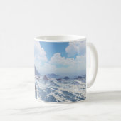 「Rocky Coast」画像入り11ozマグ コーヒーマグカップ (正面右)