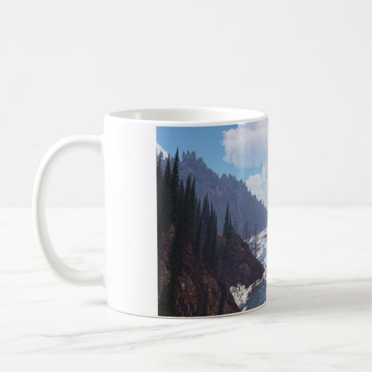 「Rocky Coast」画像入り11ozマグ コーヒーマグカップ (左)