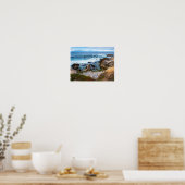 Rocky Coastline Wall Art | Ocean Landscape Print ポスター (キッチン)
