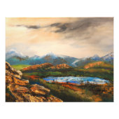 "Rocky Heights" Landscape Painting フォトプリント (正面)