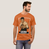 Rocky Marciano Low Poly Legend – Boxing Icon, Vint Tシャツ (正面フル)