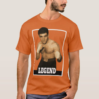 Rocky Marciano Low Poly Legend – Boxing Icon, Vint Tシャツ