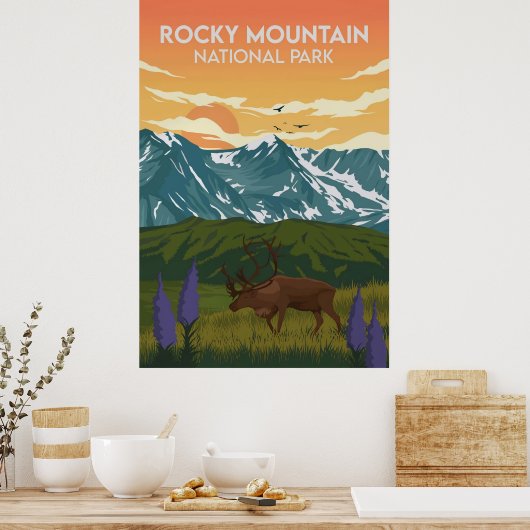 Rocky Mountain ポスター (キッチン)