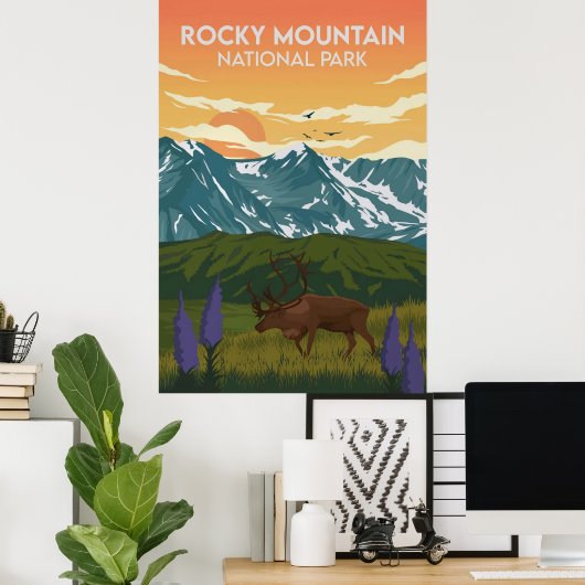 Rocky Mountain ポスター (ホームオフィス)