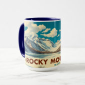 Rocky Mountain Continental Divide Elevation マグカップ (正面左)